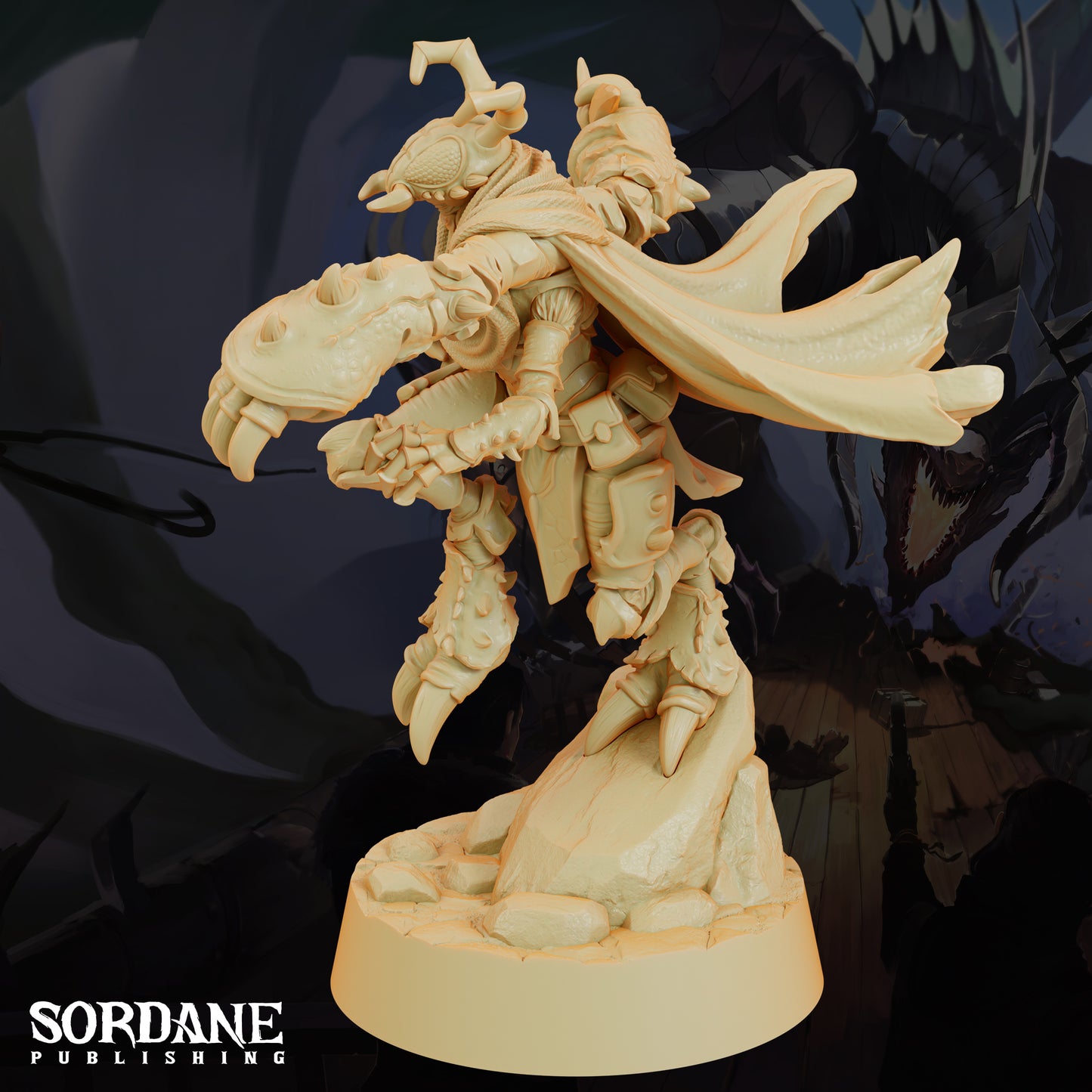 Zantik Hunter DND Miniature TTRPG Resin Figure 25mm Base