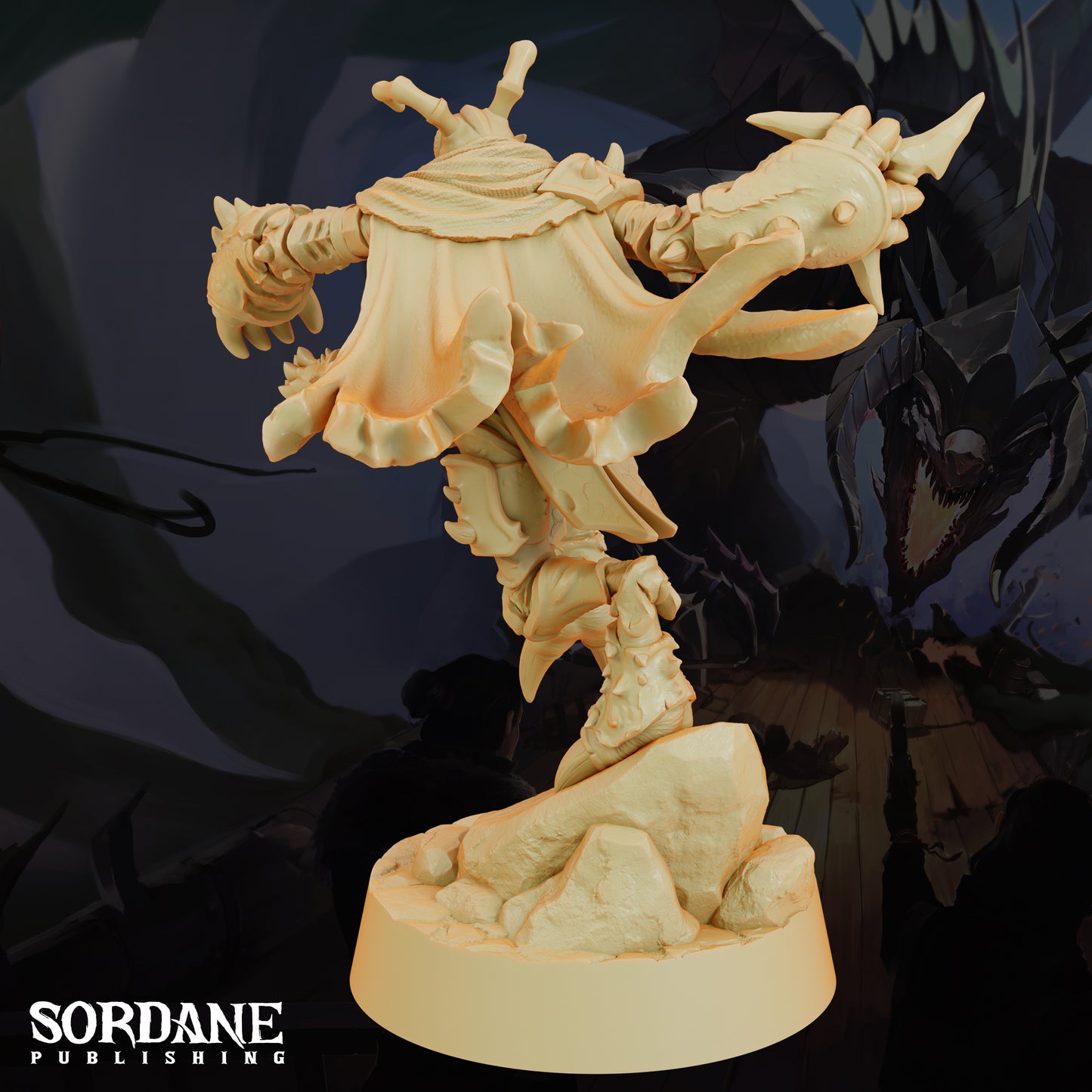 Zantik Hunter DND Miniature TTRPG Resin Figure 25mm Base