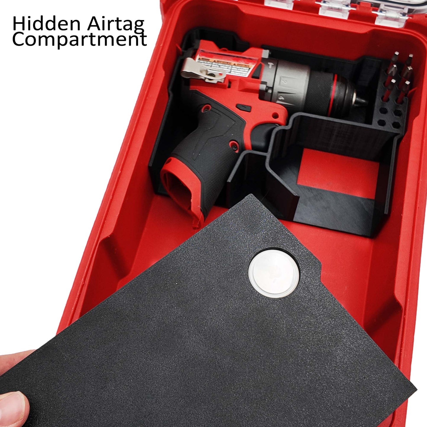 M12 Fuel Drill Driver Organizer For Milwaukee Compact Packout