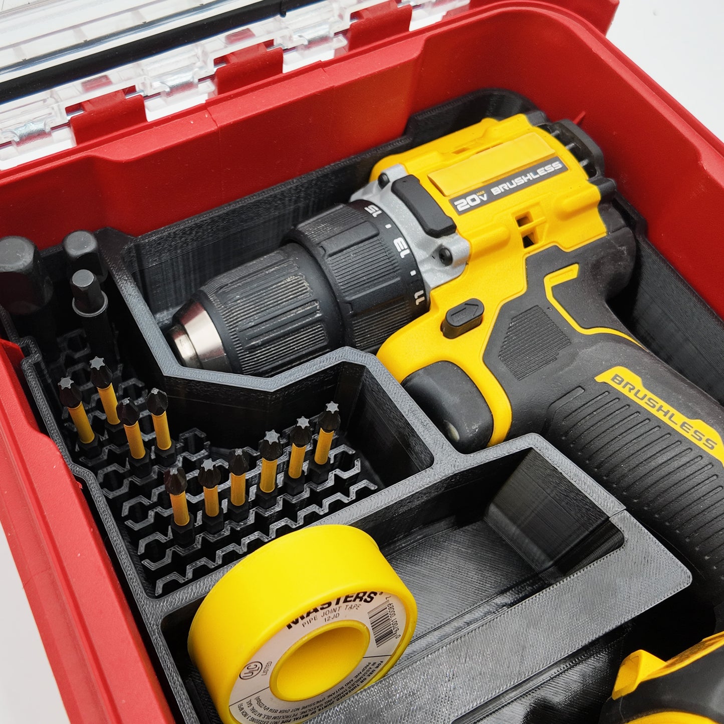 DeWalt 20V Brushless Drill (DCD794) Organizer for Milwaukee Compact Packout