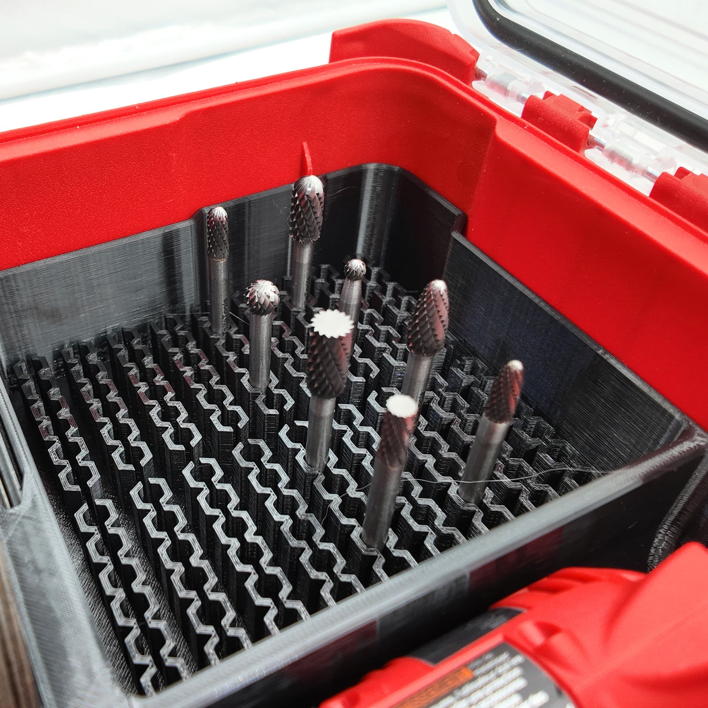 M12 Fuel Die Grinder for Milwaukee Compact Packout Organiser