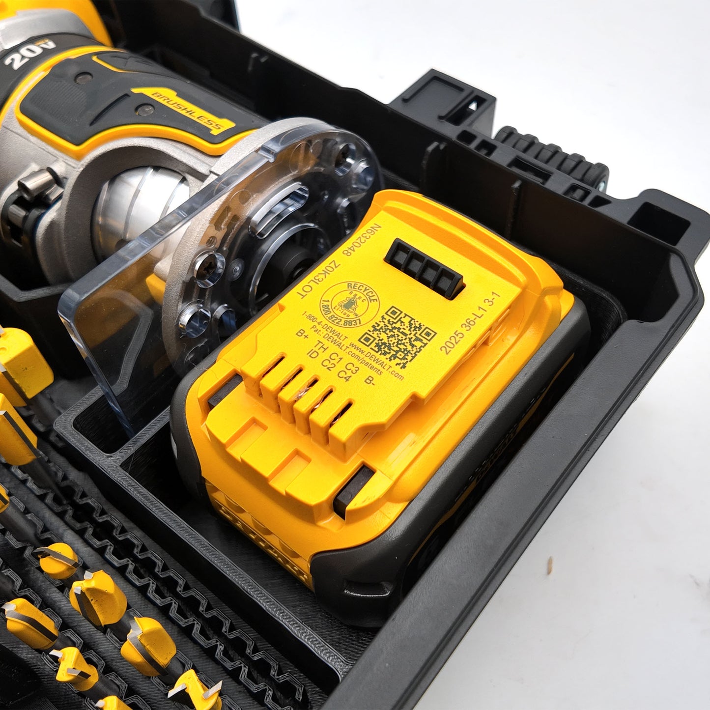 Dewalt 20V Router Insert Organizer Tray For Dewalt Deep Compact