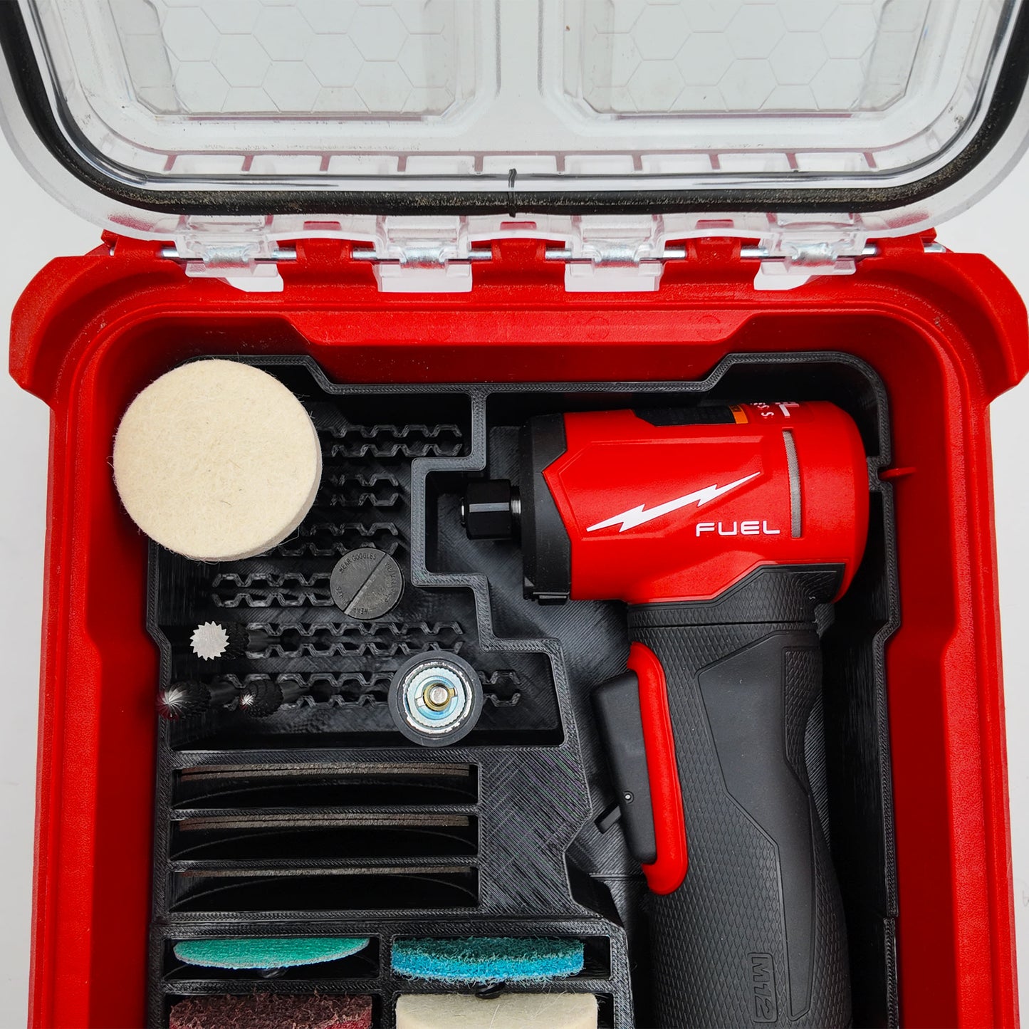 M12 Right Angle Die Grinder Orangizer Insert Tray For Milwaukee Compact Packout