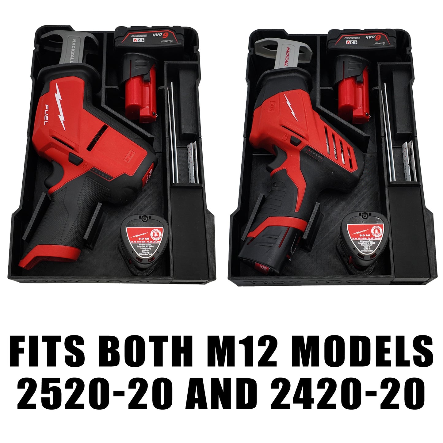 M12 Hackzall Organizer for Milwaukee Compact Packout