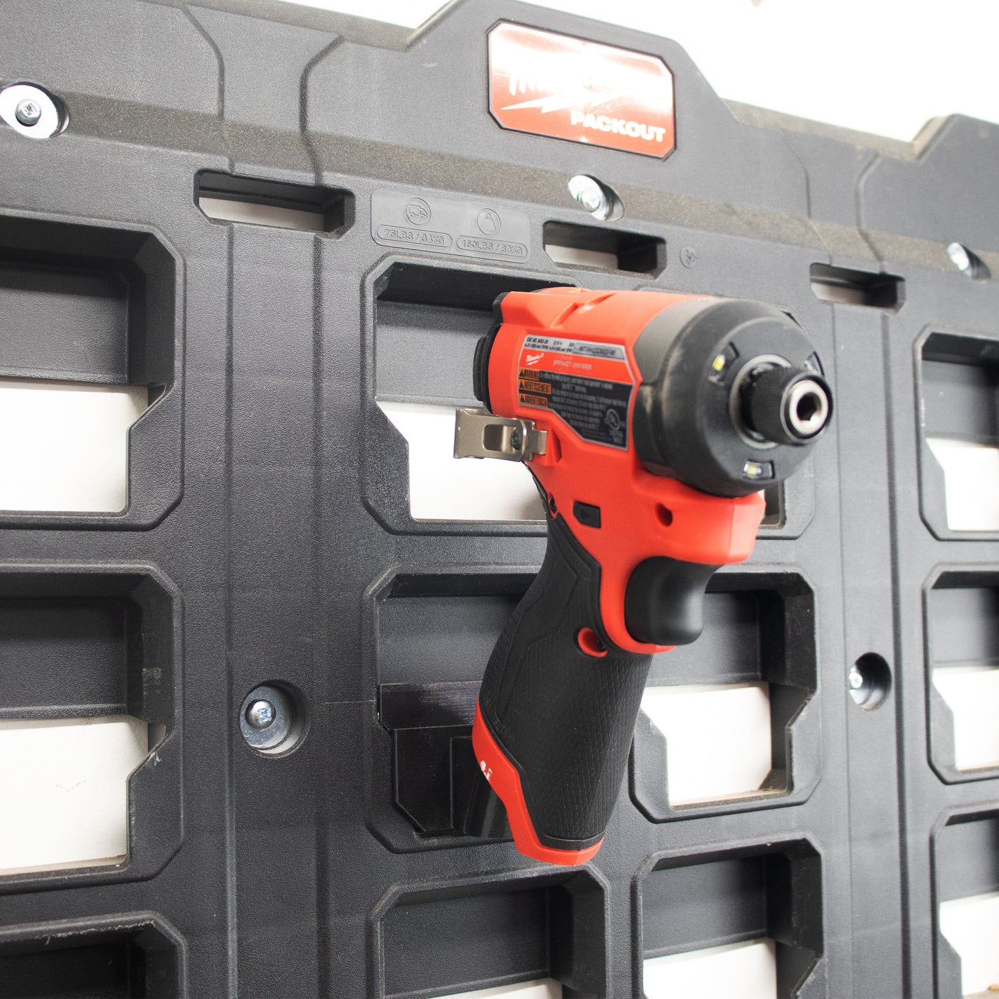 Packout Wall M12 Tool Holder 2 Pack