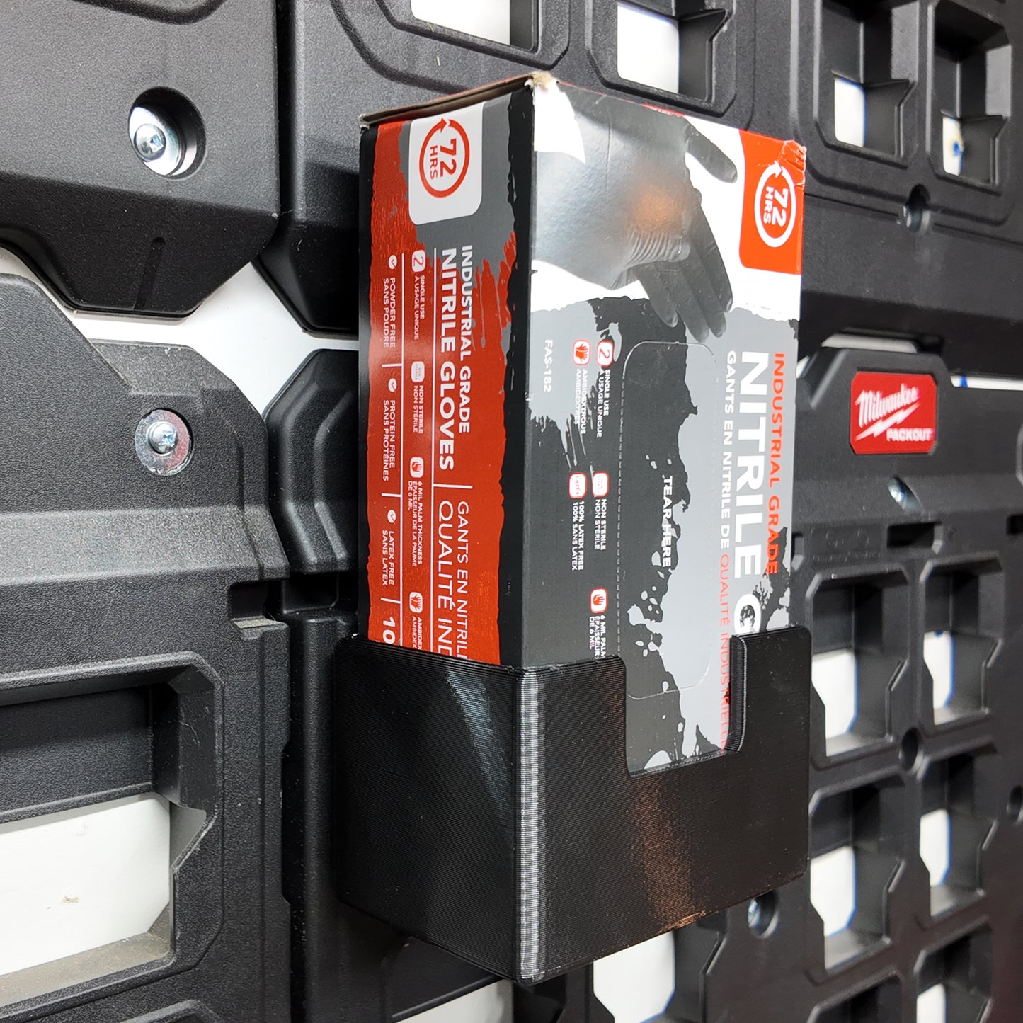 Packout Wall Disposable Glove Box Mount