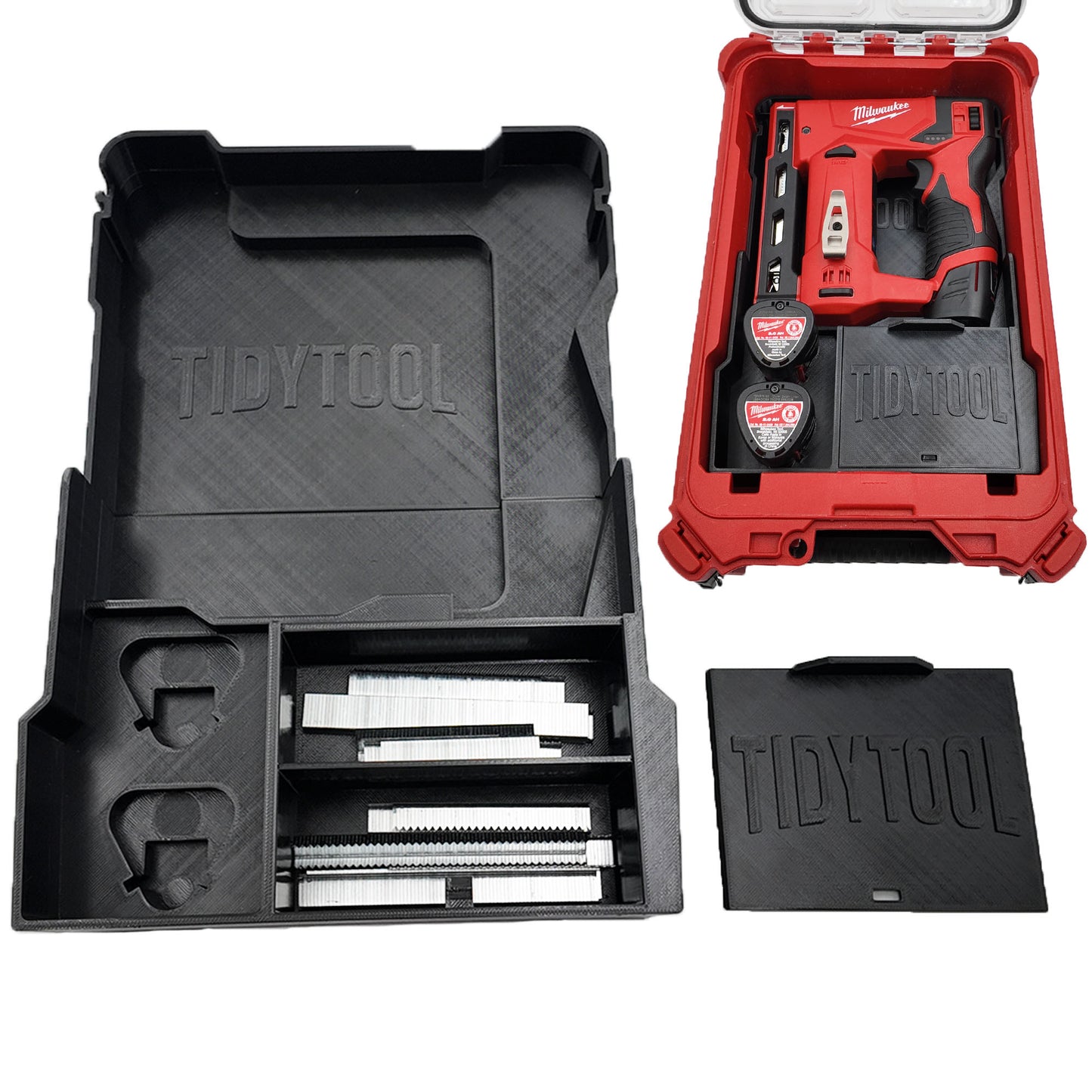 M12 Crown Stapler Organizer for Milwaukee Compact Packout