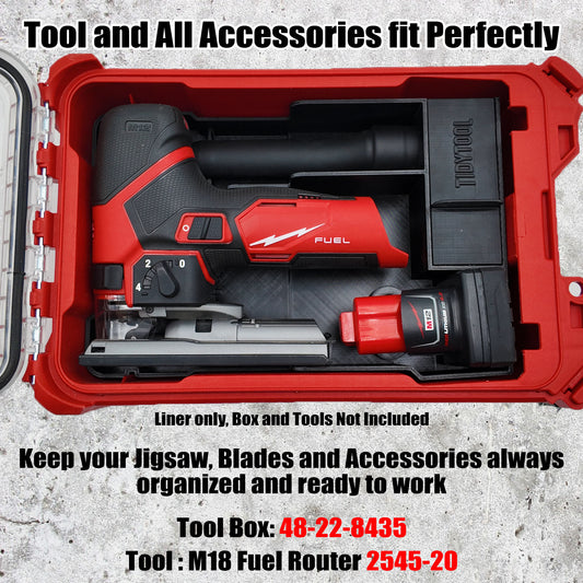 M12 Fuel Jigsaw Organizer for Milwaukee Compact Packout