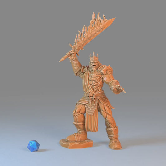 Fire Giant Sutr | Infernal War Giant | Resin Tabletop RPG Figure | 3 Inch Base