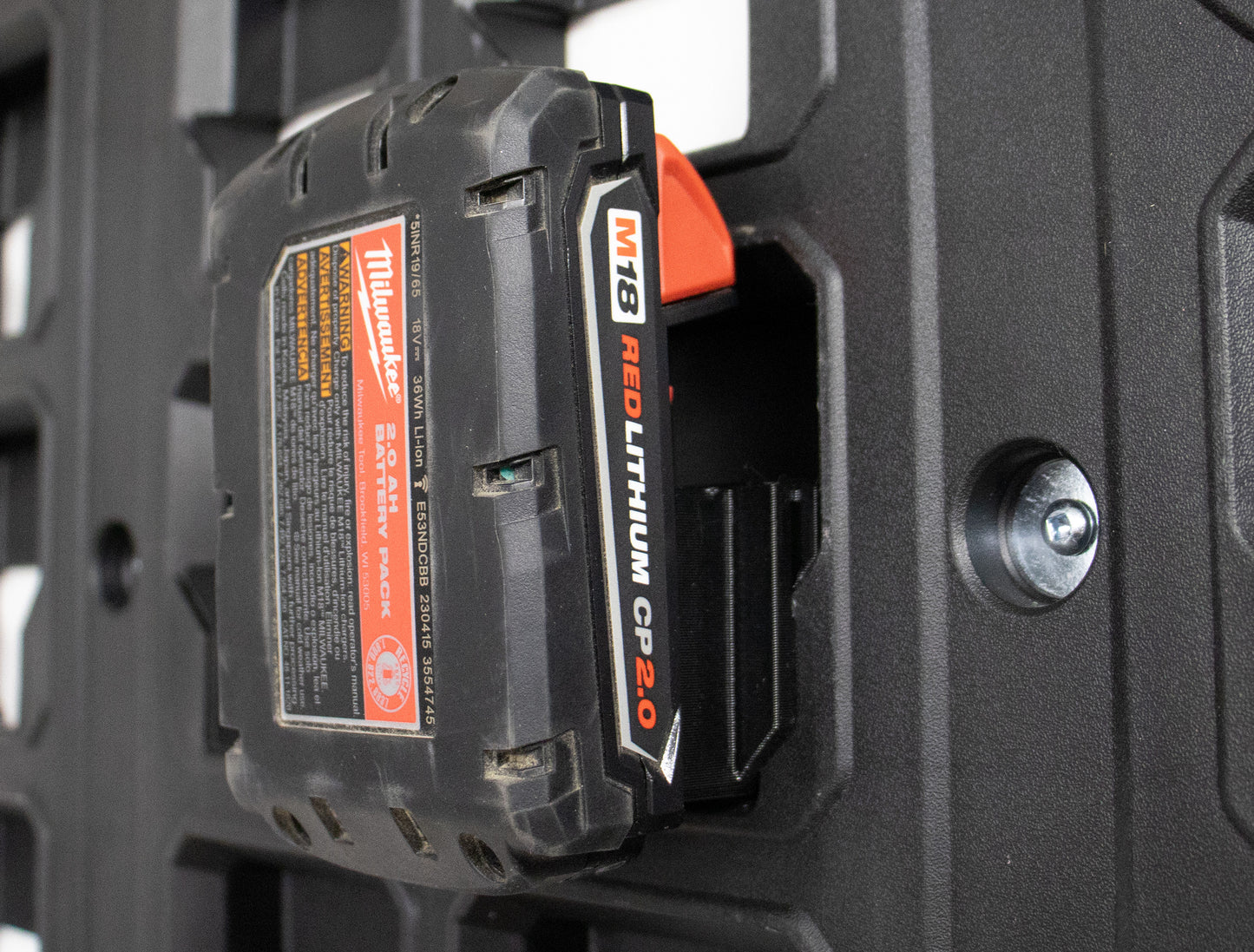 Packout Wall M18 Battery Mount Pack Of 2