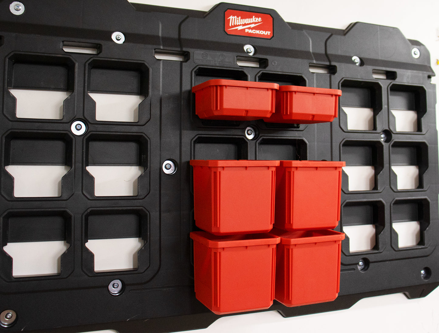 Packout Wall Bin Holder 4 pack